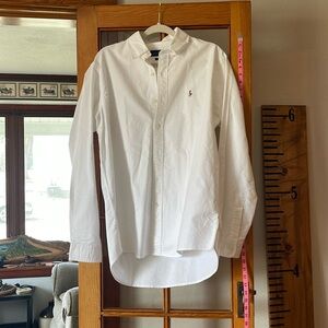 White denim dress shirt